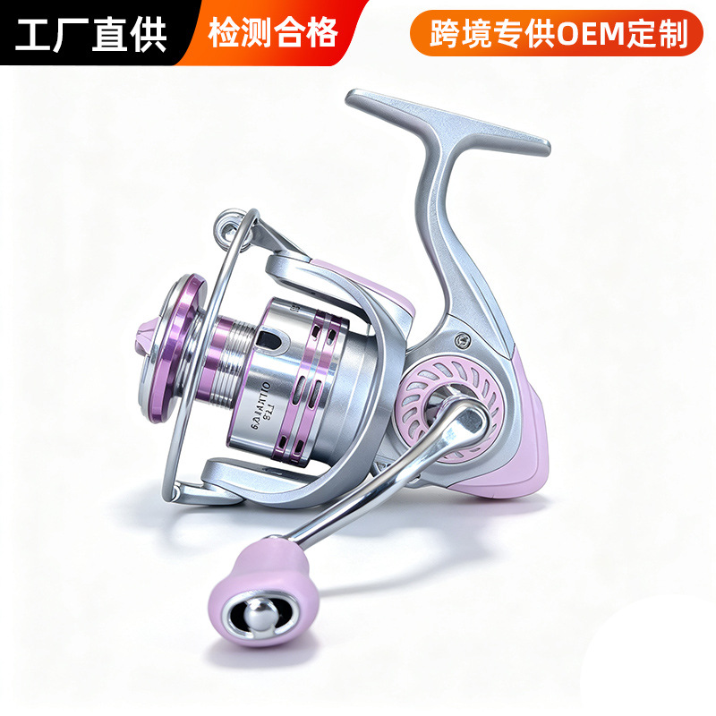 Ice Fishing Line - ロングキャスティングフルメタルスプールスピニングフィッシングリール 1000 2026 3000シリーズ 淡水・海水・渓流用 マイクロフィッシングルアー用