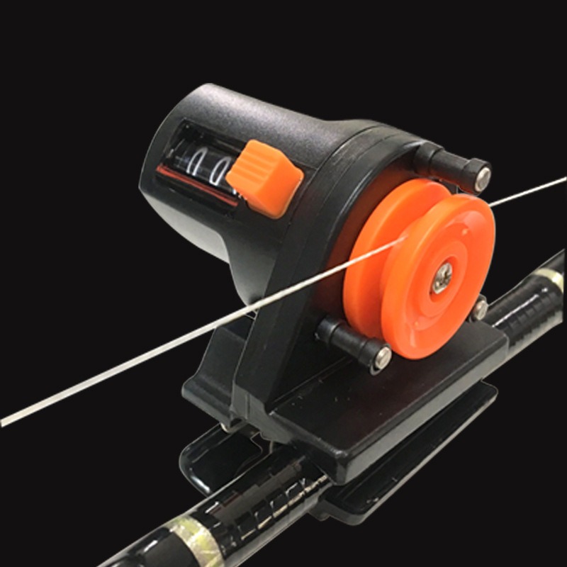 Fishing Line Winder - 釣り糸カウンター 0-999M 釣り糸深さカウンターファインダーツールタックル長さゲージカウンター