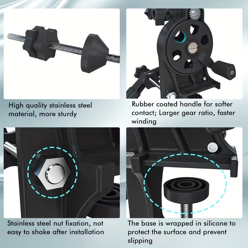 Aventik 釣り糸巻き取り器、5:1高速ギア比の双方向巻 - Fishing Line Winder のレビューと価格
