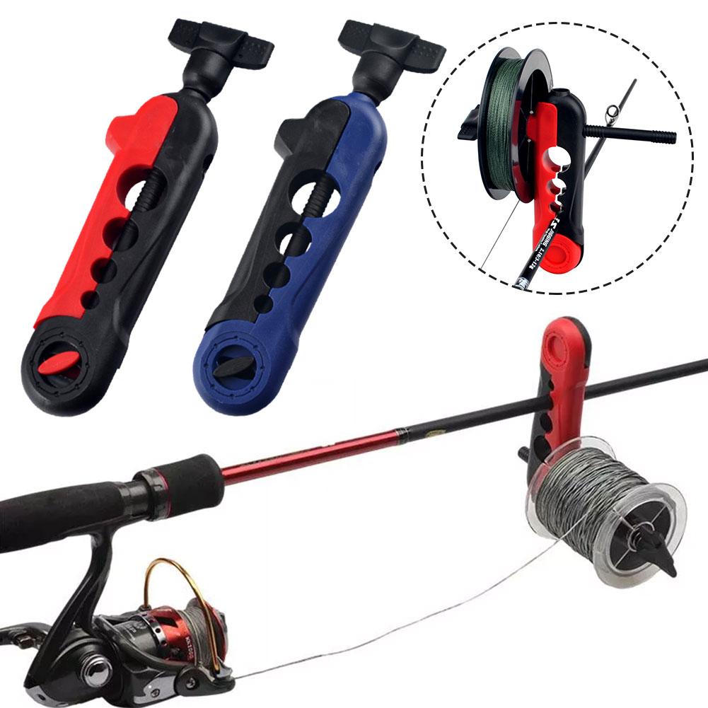 ポータブル釣り糸ワインダースプールロッドホルダーツールスプー - Fishing Line Dispenser のレビューと価格