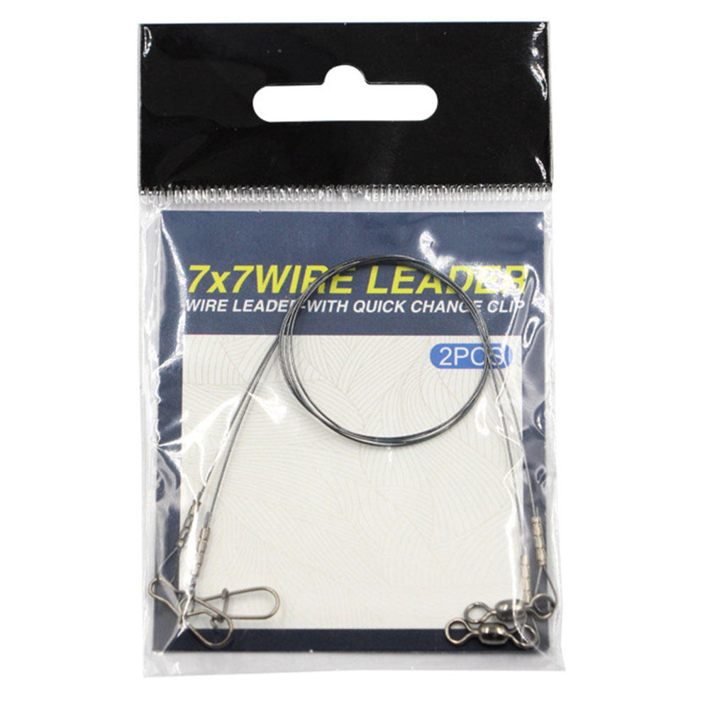 2pc 釣りチタンワイヤーリーダーラインスイベル付きデュオロ - Fishing Line Winder のレビューと価格