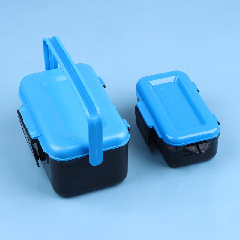 ポータブル釣り用ルアーボックスケース、活餌、フック、ミミズ用 - Fishing Line Box のレビューと価格