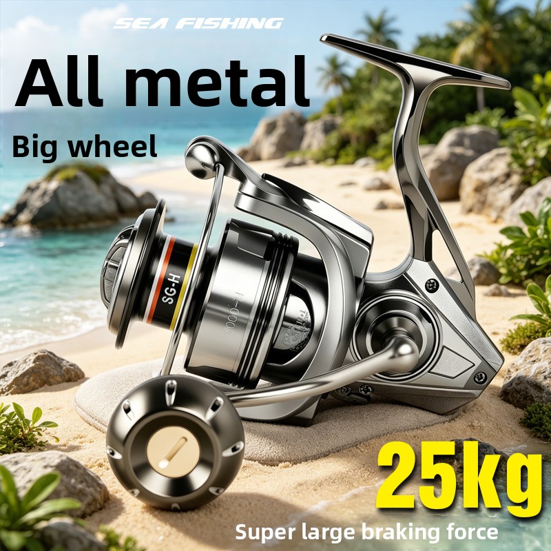 プレミアムフルメタルスピニングリール、海釣り、ルアーフィッシ - Ice Fishing Line のレビューと価格