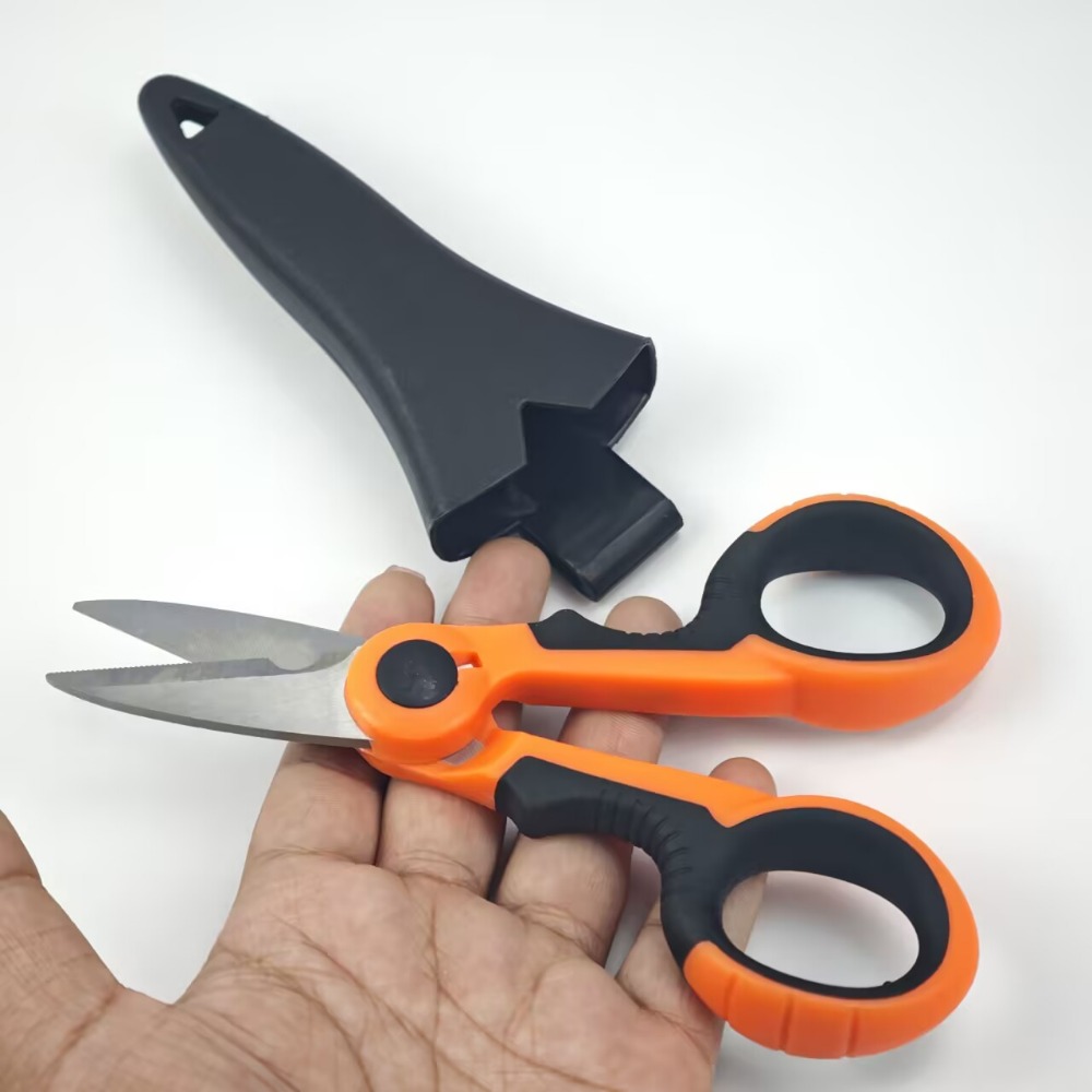 1pc アウトドア釣り用はさみ（鞘付き）ステンレス鋼釣り用は - Fishing Line Cutter のレビューと価格