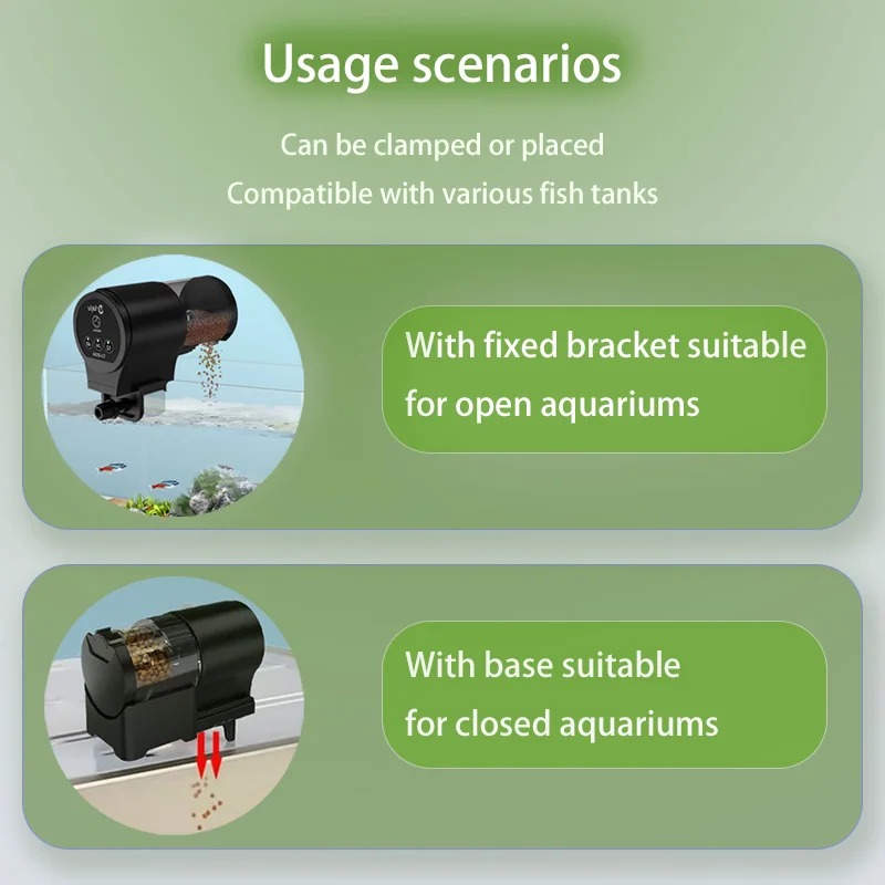 水槽自動給餌器魚/カメ用自動魚給餌器タイマー付き100ml容 - Fishing Line Dispenser のレビューと価格