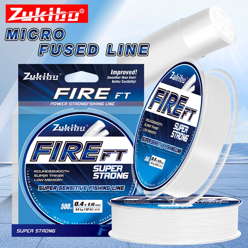 ZUKIBO FIRE FT マイクロ融着ブレイドライン シ - Copolymer Line のレビューと価格