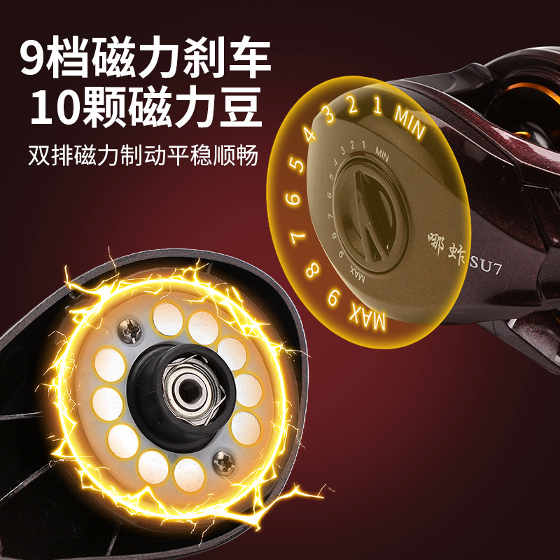 150g超軽量ベイトキャスティングリール 7.2:1高速ギア - Ice Fishing Line のレビューと価格
