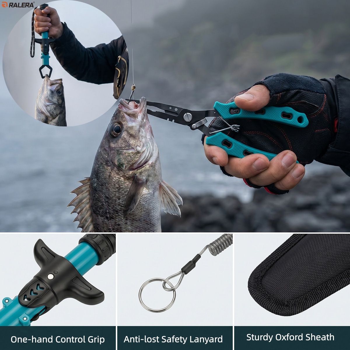 RALERA耐塩水釣り具キット：フィッシングプライヤー、フィ - Fishing Line Cutter のレビューと価格